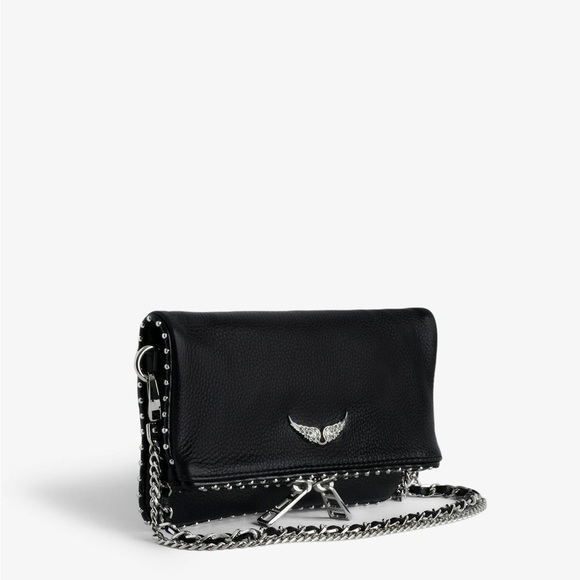 Black Leather Chain Bag - Picture 2 of 7